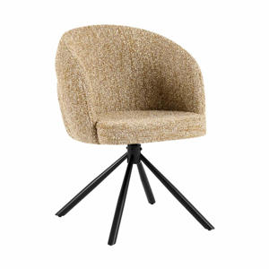 Eetkamerstoel Emilia - Taupe - Draaibaar - Set van 2 