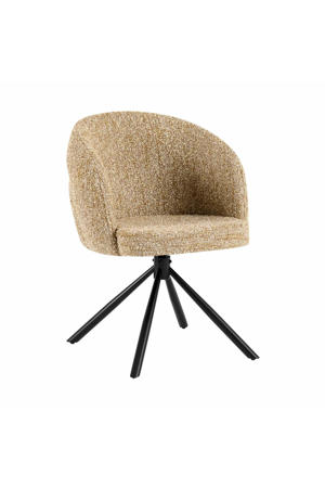 Eetkamerstoel Emilia - Taupe - Draaibaar - Set van 2