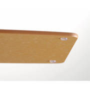 thumbnail: Hendi Snijplank antislip - vaatwasserbestendig -  bruin houtvezel - 37 x 27.5 cm