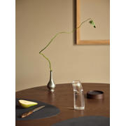 thumbnail: LIND DNA LIND DNA Placemats Nupo - Leer - Anthracite - Curved - 44 x 37 cm - 2 Stuks