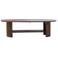 Giga Meubel Salontafel Lorna - Deens Ovaal Bruin Hout - 130x70x38cm