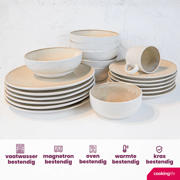 thumbnail: Cookinglife Soepkommen / Kommen Nola Sand ø 17 cm - 6 Stuks