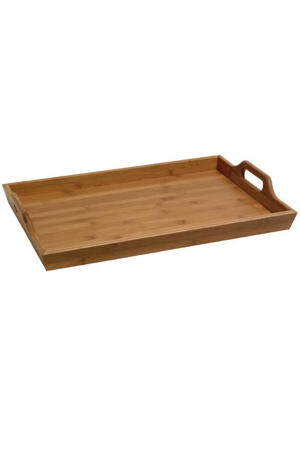 Dienblad Bamboe Met Handvaten