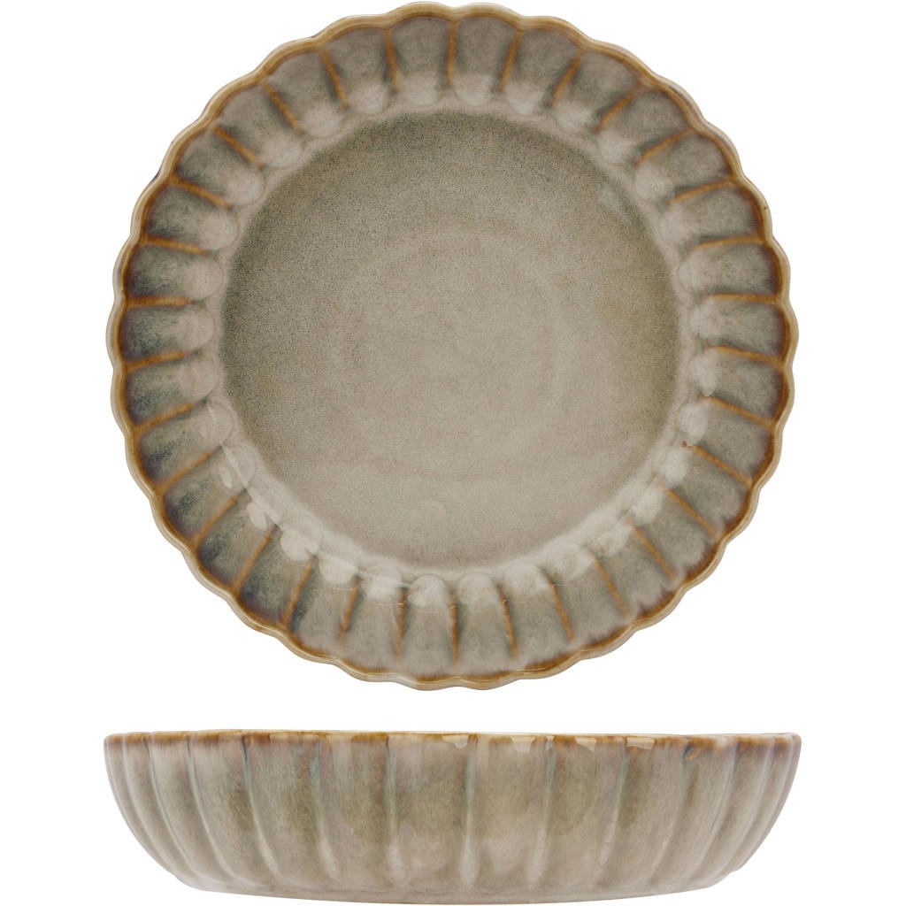Cosy & Trendy Diepe Borden / Pastaborden - Astera Pearl Beige - ø 22 cm - 4 Stuks