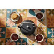 thumbnail: Cookinglife Theepot met RVS Theefilter - Gietijzer - Grijs - 1 Liter