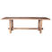 Giga Meubel Eettafel Frans - Rechthoek Donkerbruin Hout - 240x100x76cm