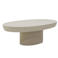 Giga Meubel Salontafel Livinia Ovaal - Beige - 120x65x39cm