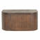 Giga Meubel Nachtkastje Merel - Zwevend Donkerbruin Hout - 55x35x26cm