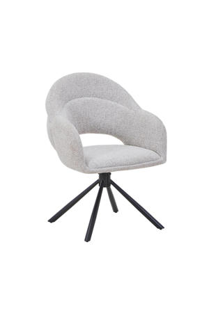 Eetkamerstoel Celeste - Taupe - Draaibaar - Set van 2 