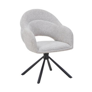 Eetkamerstoel Celeste - Taupe - Draaibaar - Set van 2