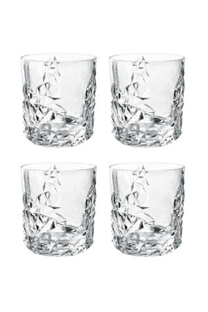 Nachtmann Whiskey Glazen Sculpture - 370 ml - 4 stuks
