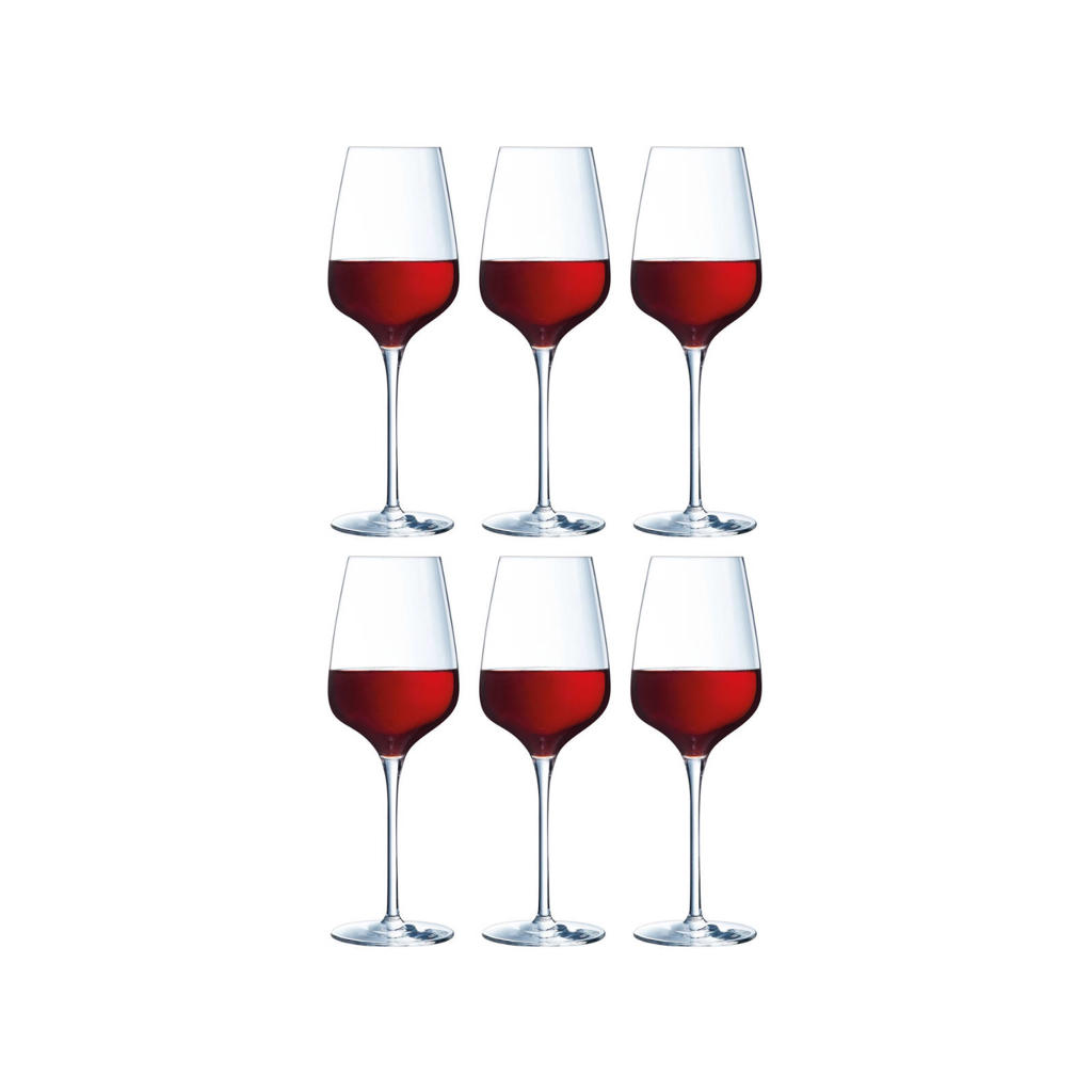 Chef & Sommelier Rode Wijnglazen Sublym - 350 ml - 6 stuks