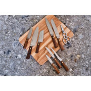 thumbnail: Cosy & Trendy Messenset Couteaux & Co 5-delig (Koksmes, Broodmes, Santokumes, Vleesmes, Schilmes)