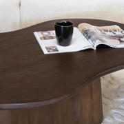 thumbnail: Giga Meubel Salontafel Jessie - Organisch - Mangohout - 120cm