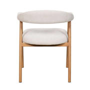 thumbnail: Giga Meubel Eetkamerstoel Mila - Beige/Naturel - Zithoogte 48cm (set van 2)