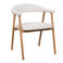 Giga Meubel Eetkamerstoel Mila - Beige/Naturel - Zithoogte 48cm (set van 2)