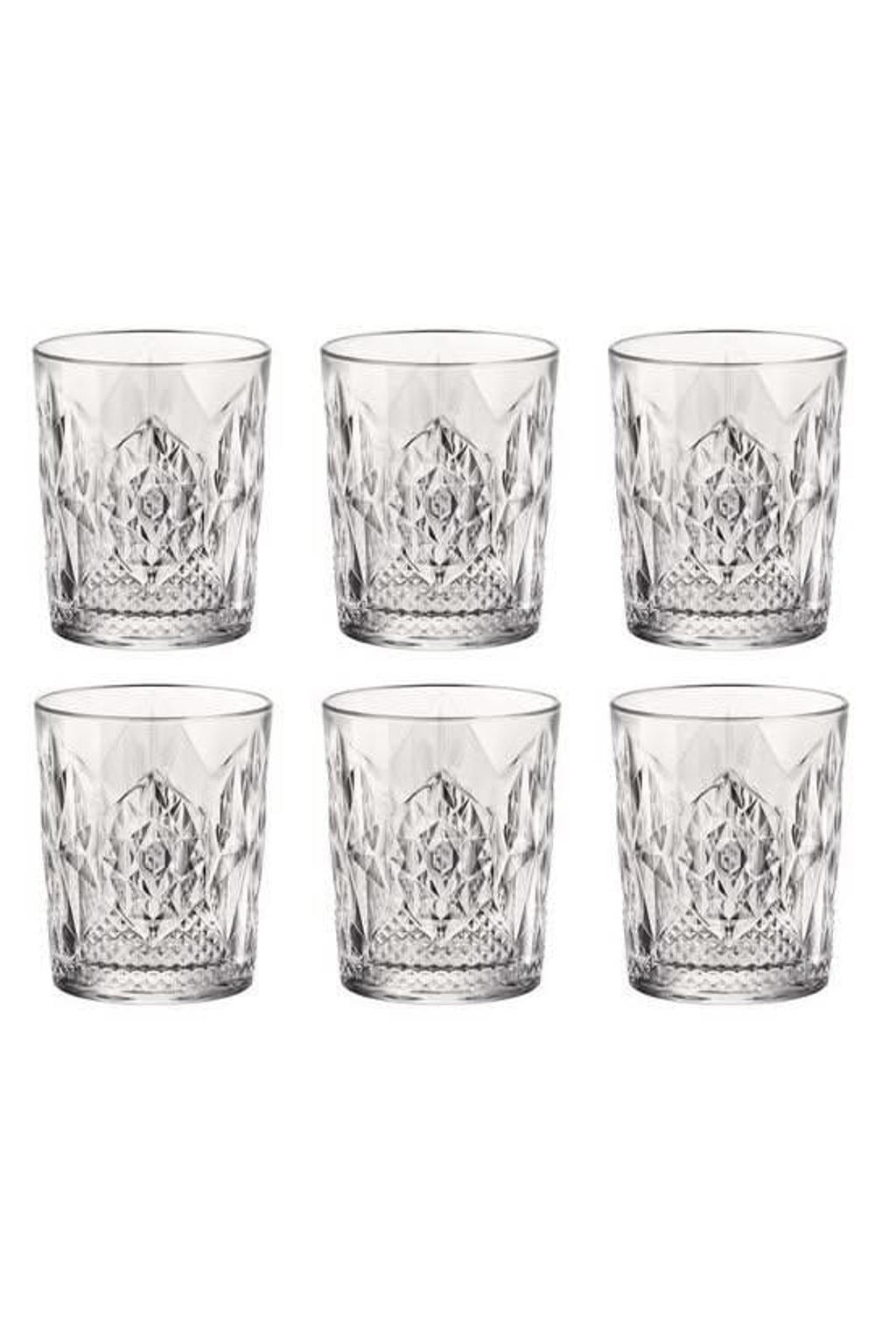 Bormioli Rocco Whiskey Glazen Stone - 370 ml - 6 stuks