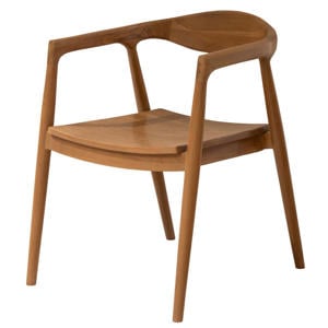 Eetkamerstoel Liva - Teakhout - Naturel - Set van 2