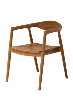Eetkamerstoel Liva - Teakhout - Naturel - Set van 2