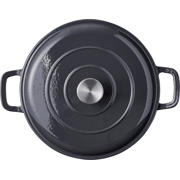 thumbnail: Cookinglife Braadpan met deksel - Heritage Cast - Gietijzer - Grijs - ø 28 cm / 5.1 Liter - geëmailleerde anti-aanbaklaag