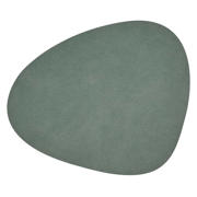 thumbnail: LIND DNA LIND DNA Placemats Hippo - Leer - Pastel Green - Curved - 44 x 37 cm - 2 Stuks