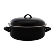thumbnail: Cookinglife Braadpan met deksel - Emaille - Cooking - ø 22 cm / 2 Liter - geëmailleerde anti-aanbaklaag
