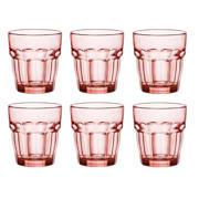 thumbnail: Bormioli Rocco Waterglazen Rock Bar - Oranje - 270 ml - 6 stuks