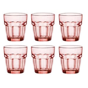 Waterglazen Rock Bar - Oranje - 270 ml - 6 stuks