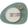 LIND DNA LIND DNA Placemats Nupo - Leer - Pastel Green - Curved - 44 x 37 cm - 2 Stuks