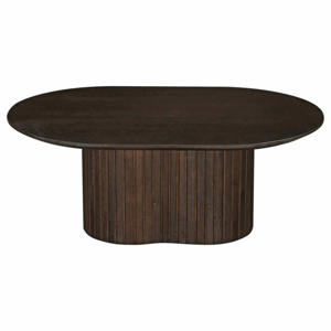 Salontafel Ava - Ovaal - Mangohout - 90cm