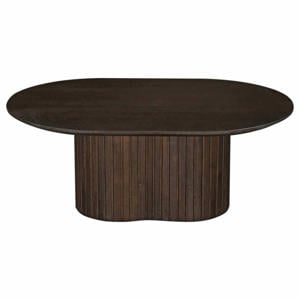 Salontafel Ava - Ovaal - Mangohout - 90cm