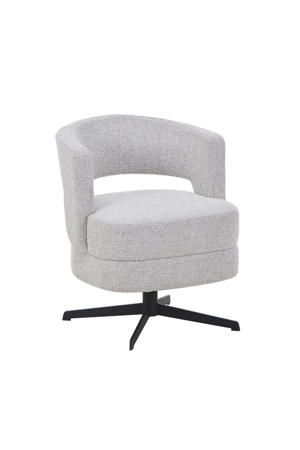 Eetkamerstoel Lave - Taupe - Draaibaar - Set van 2 