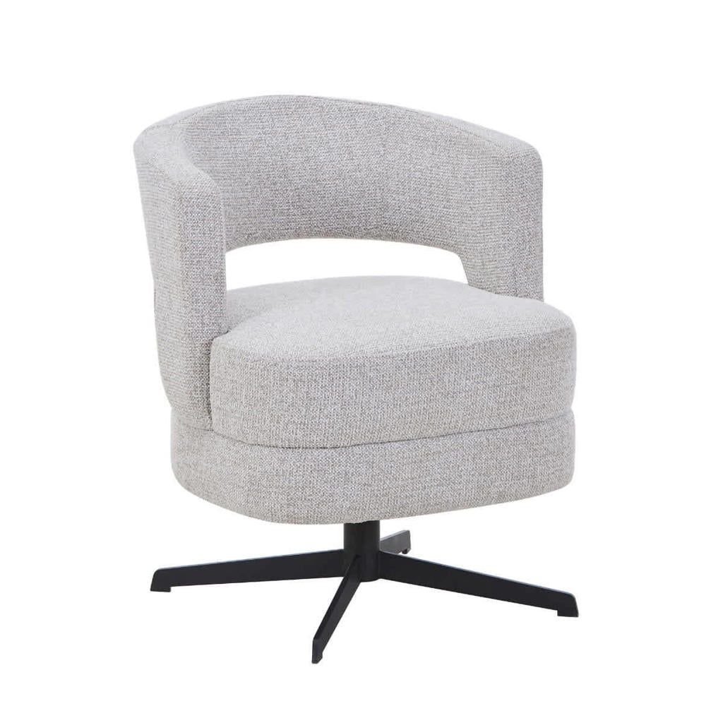Giga Meubel Eetkamerstoel Lave - Taupe - Draaibaar - Set van 2