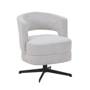 Eetkamerstoel Lave - Taupe - Draaibaar - Set van 2