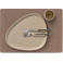 LIND DNA LIND DNA Placemats Nupo - Leer - Truffle - 45 x 35 cm - 2 Stuks