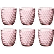 thumbnail: Bormioli Rocco Waterglazen Slot - Roze - 290 ml - 6 stuks