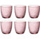 Bormioli Rocco Waterglazen Slot - Roze - 290 ml - 6 stuks