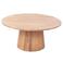 Giga Meubel Salontafel Salvador - Naturel Hout - 80x80x38cm