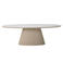 Giga Meubel Eettafel Cleo - Ovaal Beige - Eco Composiet - 160cm