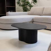 thumbnail: Giga Meubel Salontafel Ava - Ovaal - Mangohout - 90cm