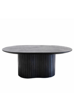 Salontafel Ava - Ovaal - Mangohout - 90cm