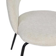 thumbnail: Giga Meubel Eetkamerstoel Julius - Stof - Beige (set van 2)