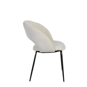 Eetkamerstoel Julius - Stof - Beige (set van 2)