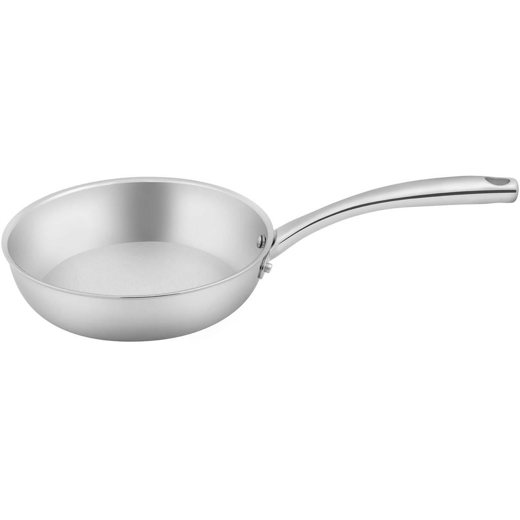 Sola Koekenpan Green Cooking Triply RVS ø 20 cm - geschikt voor alle warmtebronnen - zonder anti-aanbaklaag