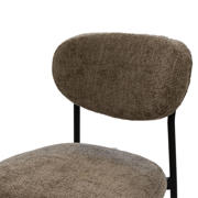 thumbnail: Giga Meubel Barstoel Vajen - Stof/Metaal - Taupe - Set van 2