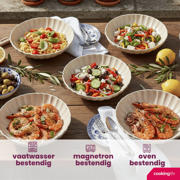 thumbnail: Cookinglife Diepe Borden / Pastaborden Cardida Beige ø 20 cm - 6 Stuks