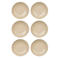 Cookinglife Diepe Borden / Pastaborden Cardida Beige ø 20 cm - 6 Stuks