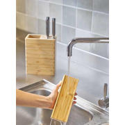 thumbnail: Cosy & Trendy Messenblok Delish Chef 18 x 9 x 22 cm - geschikt voor 9 messen of kookgerei
