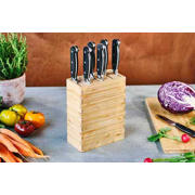 thumbnail: Cosy & Trendy Messenblok Delish Chef 18 x 9 x 22 cm - geschikt voor 9 messen of kookgerei
