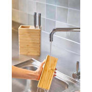 thumbnail: Cosy & Trendy Messenblok Delish Chef 18 x 9 x 22 cm - geschikt voor 9 messen of kookgerei